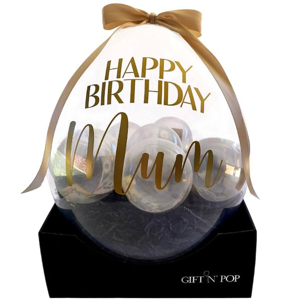 Personalised Luxe Stuffed Gift Balloon chocolates hamper sydney gifts birthday present customised chocolates gift n pop anniversary cash