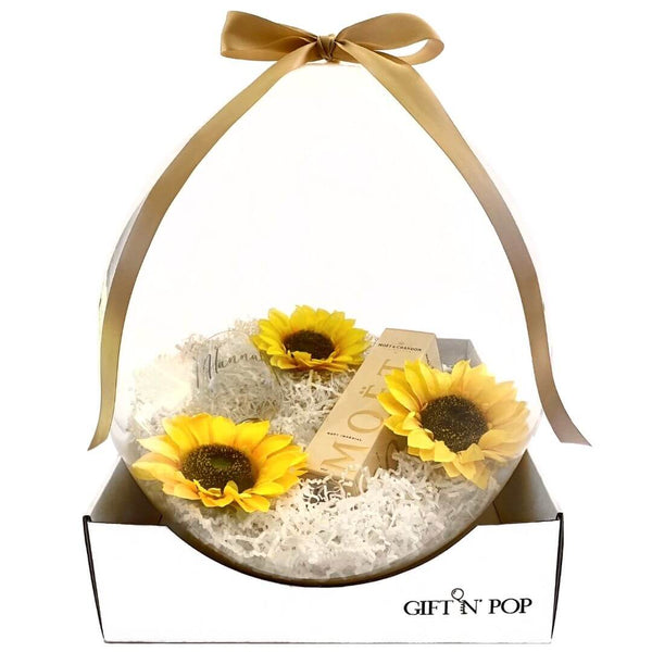 Personalised Luxe Stuffed Gift Balloon chocolates hamper sydney gifts birthday present customised chocolates gift n pop anniversary mumma to be pamper her soothe