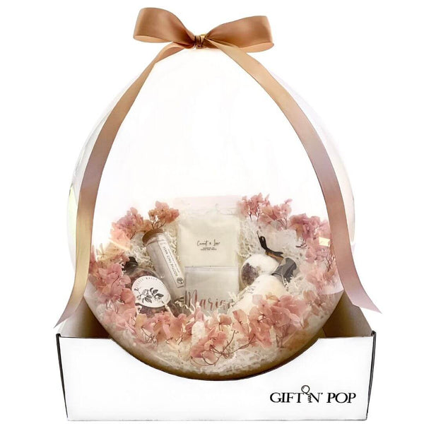 Personalised Luxe Stuffed Gift Balloon chocolates hamper sydney gifts birthday present customised chocolates gift n pop anniversary mumma to be pamper her soothe