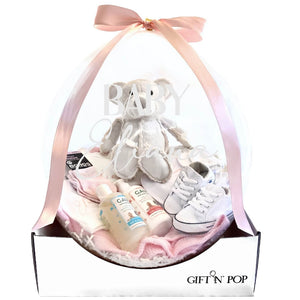 Newborn Deluxe Gift N' Pop Personalised Gifts & Balloon Arrangements