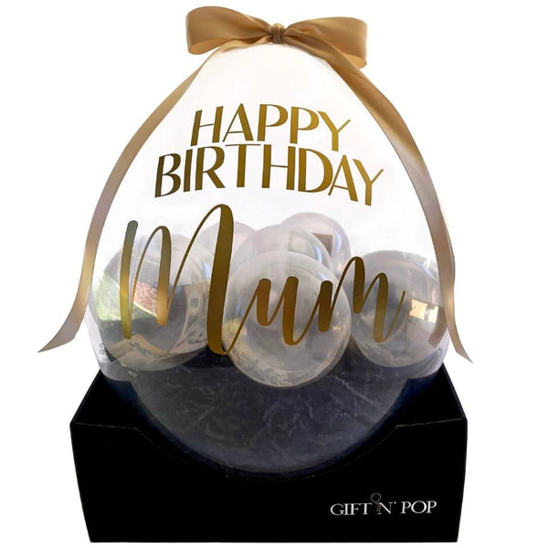 Personalised Luxe Stuffed Gift Balloon chocolates hamper sydney gifts birthday present customised chocolates gift n pop anniversary cash 