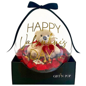 Valentine's present gift sydney red roses teddy alcohol chocolates sydney delivery hamper present boyfriend girlfriend roses