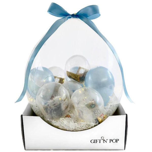 Personalised Luxe Stuffed Gift Balloon chocolates hamper sydney gifts birthday present customised chocolates cash