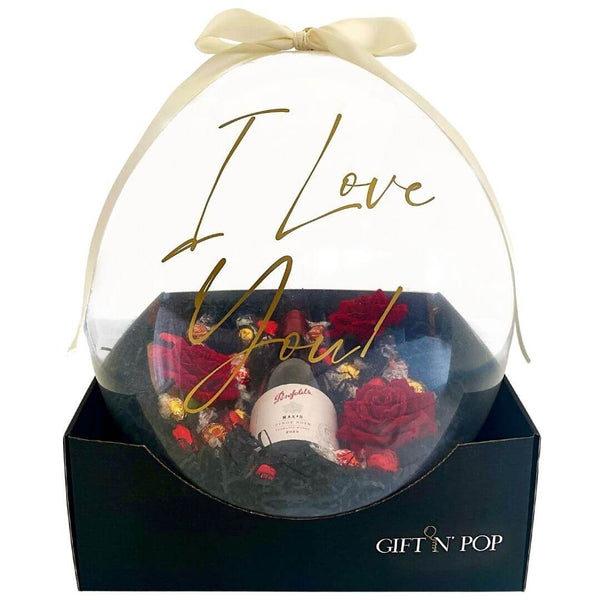 wine valentine's gift valentine's day 2022 sydney present red roses delivery surprise gift personalised chocolates