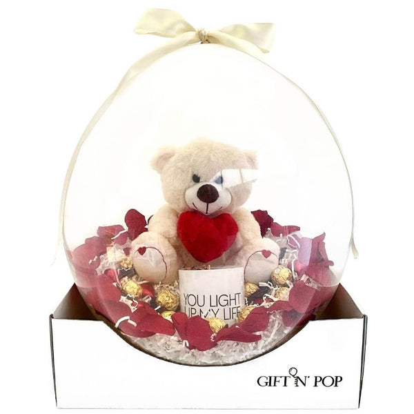 stuffed balloon luxe sydney valentine's day gift delivery candle pamper her plush toy chocolates sydney delivery 